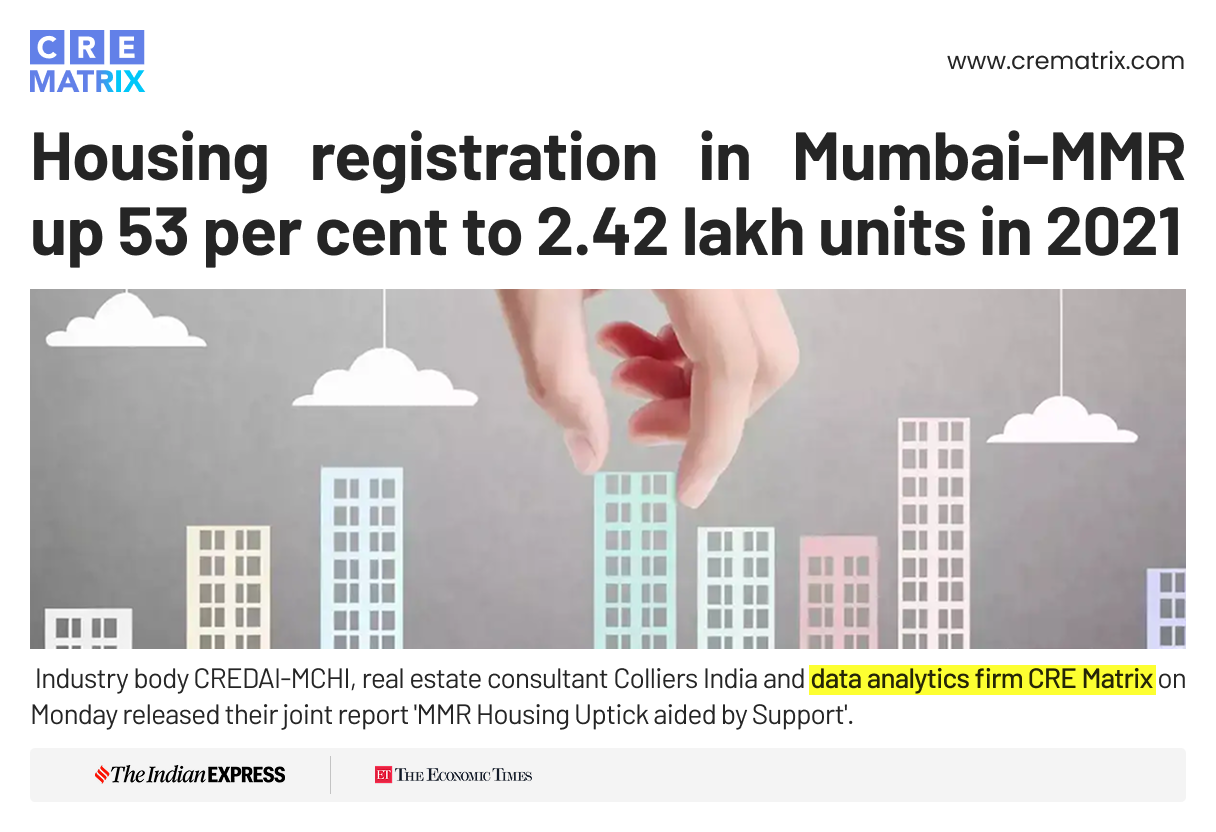 MMR Housing Market Registers Strong Recovery in 2021: CREDAI-Colliers-CRE Matrix Report