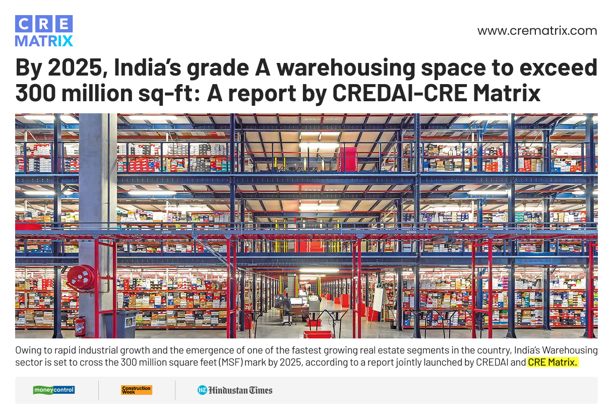 India Warehousing Market Q1 2024 Gains Momentum: CRE Matrix Report Insights