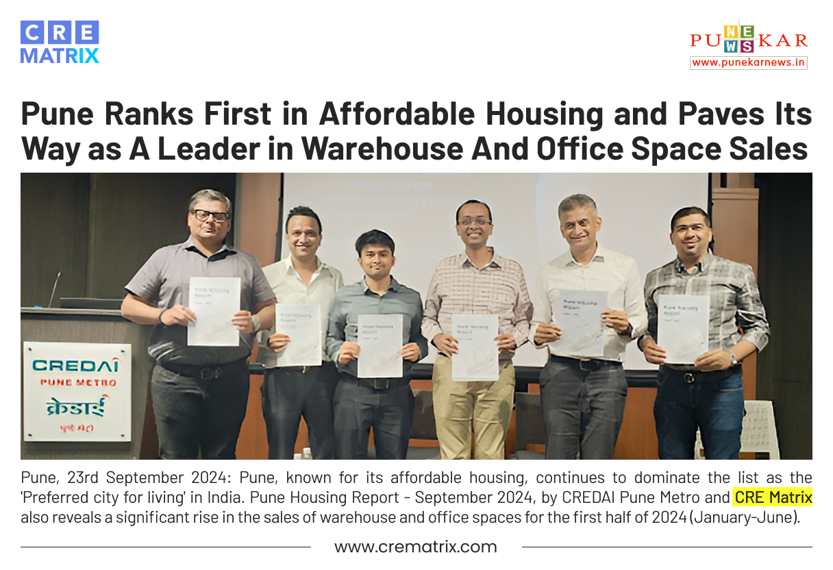 Pune Housing Market H1 2024: Growth, Affordability & Rising Premium Demand