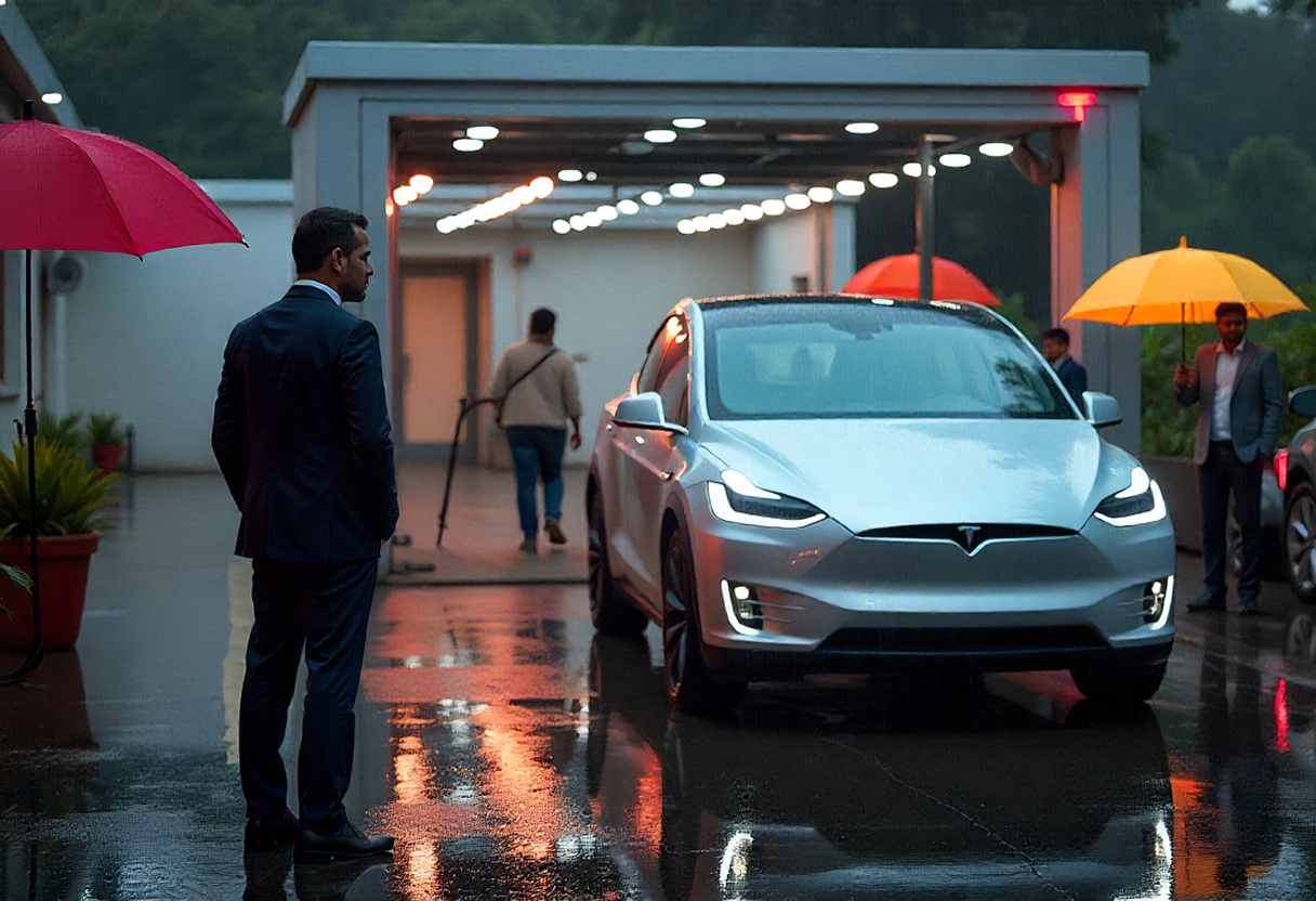 Tesla Leases Space for Service center in Gurugram (2)