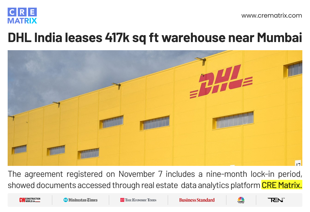 DHL Supply Chain Leases in Bhiwandi