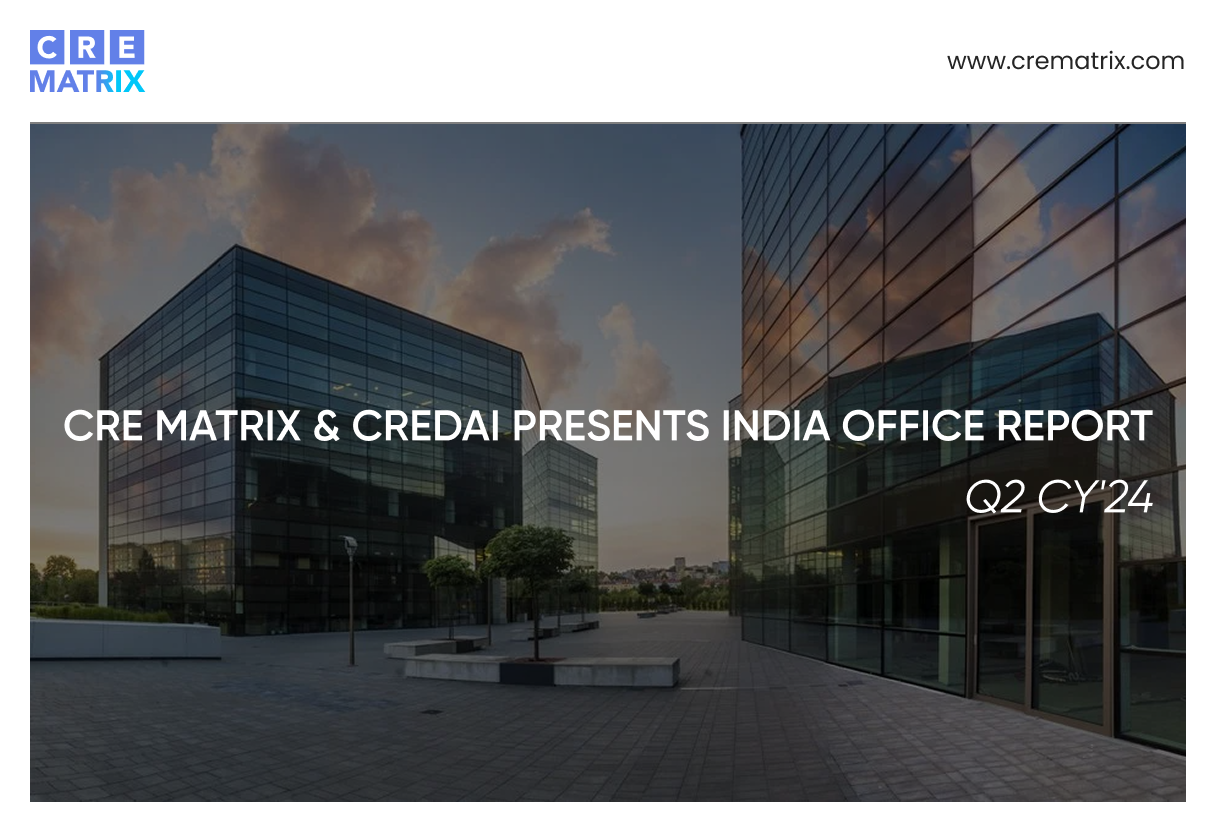 India Office Market Q2 2024: Leasing Growth, Falling Vacancy & Rising Rents