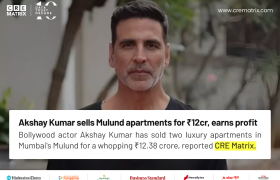 Akshay Kumar Sells Mumbai Luxury Apartments for ₹12.38 Crore