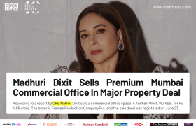 Madhuri Dixit Sells Mumbai Commercial Office for ₹4.85 Crore, Secures Nearly 9-Fold Return