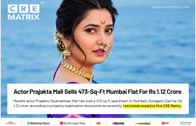 Prajakta Mali Sells Goregaon East Apartment for ₹1.12 Crore