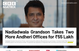 Nadiadwala Grandson Signs ₹55 Lakh Upfront Office Deal in Andheri West