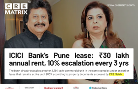 Pankaj Udhas’ Wife Leases Pune Commercial Property to ICICI Bank for ₹2.89 Crore