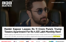 Ranbir Kapoor Leases Pune’s Trump Towers Apartment for ₹4.63 Lakh a Month