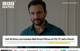Saif Ali Khan Leases Andheri Office Space to Fintech Firm for ₹22.76 Lakh Monthly Rent