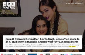 Sara Ali Khan and Amrita Singh Lease Andheri West Office to AI Firm for ₹5.85 Lakh Monthly Rent